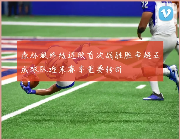 森林狼终结连败首次战胜胜率超五成球队迎来赛季重要转折